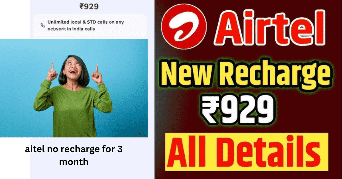 airtel plan recharge for 3 month